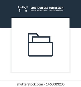 file folder icon design vector illustration