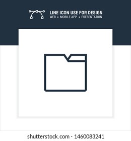 file folder icon design vector illustration