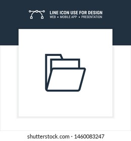 file folder icon design vector illustration