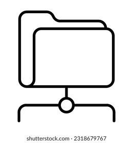 File Folder Icon Design Vector template Illustration