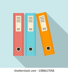 File Folder Icon. Flat Illustration Of File Folder Vector Icon For Web Design