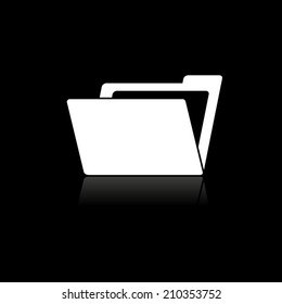 File Folder icon with shadow