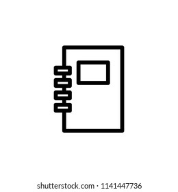 File folder icon simple flat style outline vector illustration.