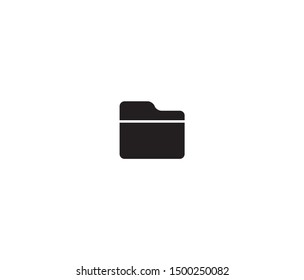 file, folder icon vector design element logo template