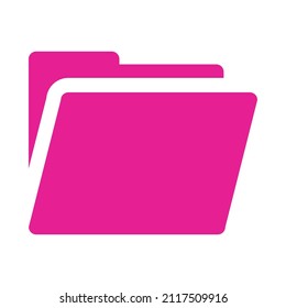 file folder icon vector graphic illustration