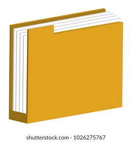 file folder isolated icon