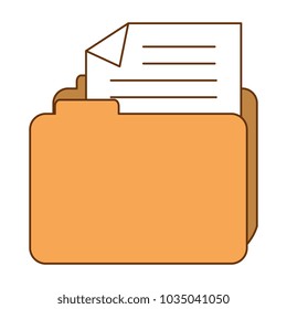 file folder isolated icon