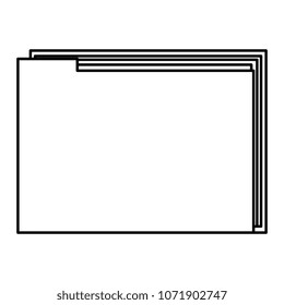 file folder isolated icon