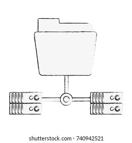 file folder linked icon image