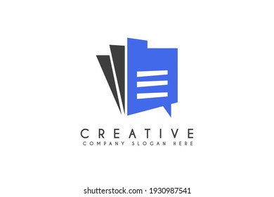 file folder logo design vector illustration. File business and technology logos vector illustration