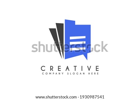 file folder logo design vector illustration. File business and technology logos vector illustration