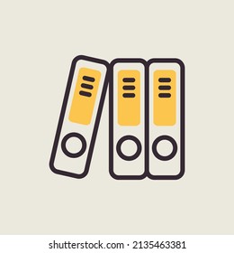 File Folder outline isolated icon. Workspace sign. Graph symbol for your web site design, logo, app, UI. Vector illustration, EPS10.