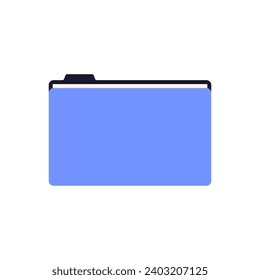 File folder with paper documents icon and business archive, files, work papers, paperwork, data report, project, accounting data, business docs flat design style minimal vector illustration.