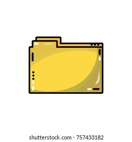 file folder to save documents information