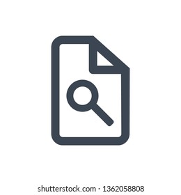 File and folder search icon 