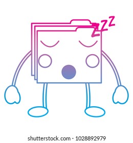 file folder sleeping emoji icon image 