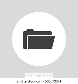 File folder vector icon