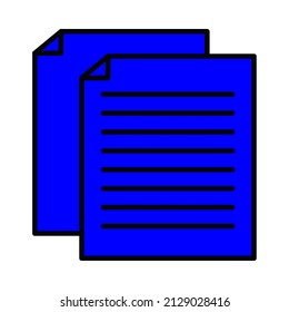 file folder vector icon sign symbol. isolated graphic illustration