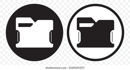 File folder vector icons. File folders. File folder buttons. eps 10.