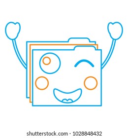 file folder wink  emoji icon image 