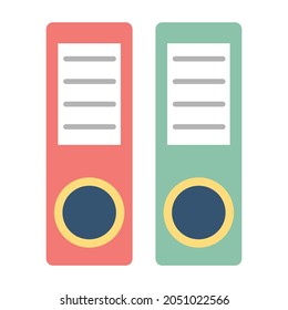 File folders flat vector icon which can easily modify or edit 