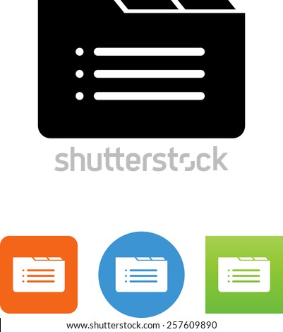 File folders icon