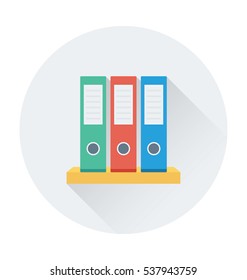 File Folders Vector Icon