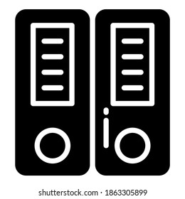 file folders vector icon, school and education icon