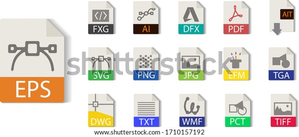 Download File Format Collection Fxg Aieps Pdf Stock Vector Royalty Free 1710157192