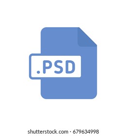 File format document icon flat psd