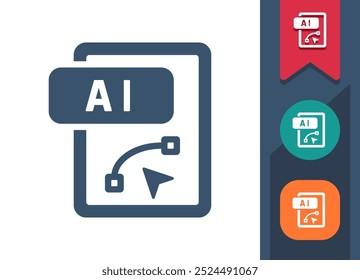 File Format, File Extension, File Type Icon. Professional, pixel perfect icon. EPS 10 format.