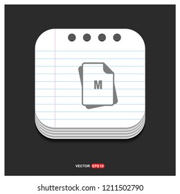 file format icon. - Free vector icon