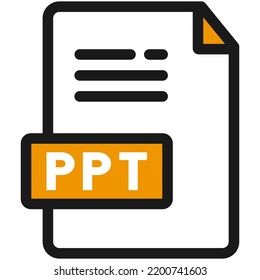 Dateiformat-Symbolgruppe erstellt mit Farbstil