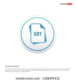 file format icon. Hexa White Background icon template - Free vector icon