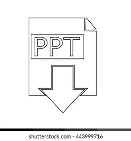 File Format icon Illustration design