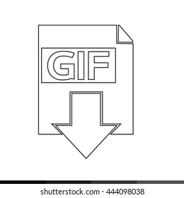 File Format icon Illustration design