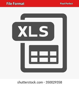 File Format Icon. Professional, pixel perfect icons optimized for both large and small resolutions. EPS 8 format.