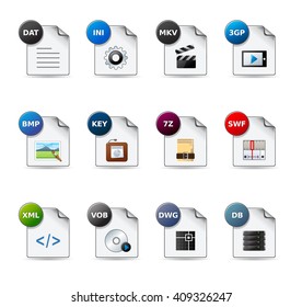 File format icon series