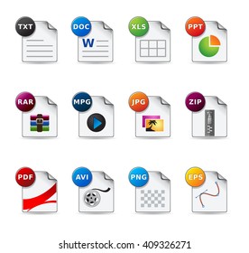 File format icon series
