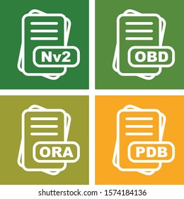  File Format Icon set for web and mobile applications
     