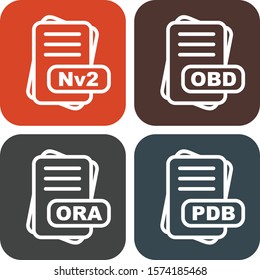  File Format Icon set for web and mobile applications
     