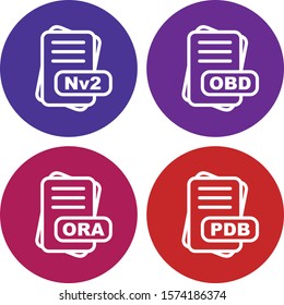  File Format Icon set for web and mobile applications
     