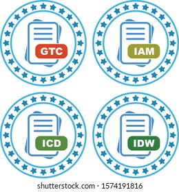  File Format Icon set for web and mobile applications
     