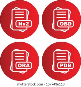  File Format Icon set for web and mobile applications
     