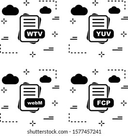  File Format Icon set for web and mobile applications
     