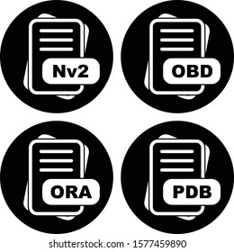  File Format Icon set for web and mobile applications
     