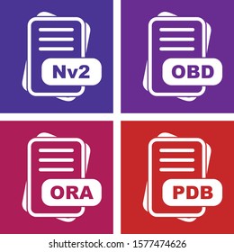  File Format Icon set for web and mobile applications
     