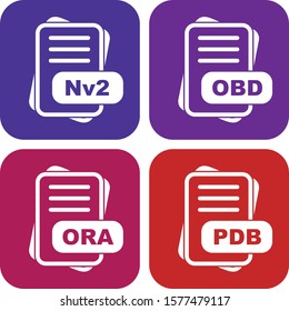  File Format Icon set for web and mobile applications
     