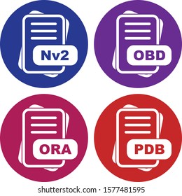  File Format Icon set for web and mobile applications
     