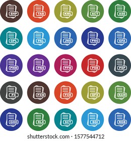File Format Icon set for web and mobile applications
      